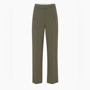 Aritzia Effortless Pant Short Dark Olive